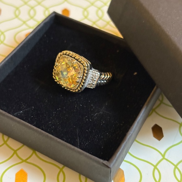 Lia Sophia Lemon Chiffon Ring - Picture 3 of 6